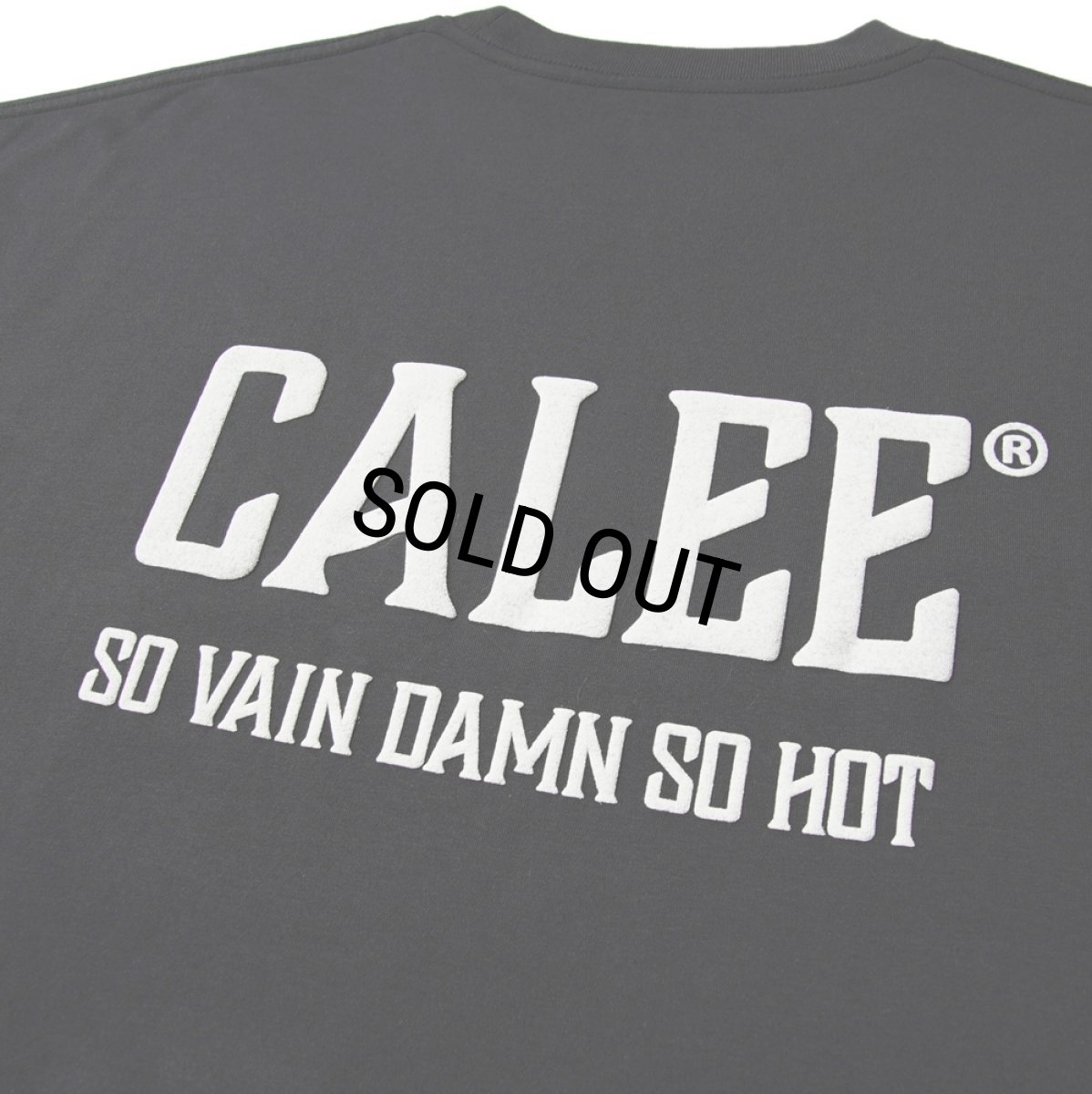画像5: CALEE/× SHELTECH CALEE NATIONAL LOGO WIDE TEE（BLACK）［ワイドT-25春夏］ (5)