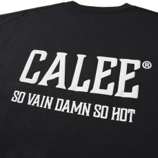 画像5: CALEE/× SHELTECH CALEE NATIONAL LOGO WIDE TEE（BLACK）［ワイドT-25春夏］ (5)
