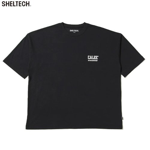 他の写真1: CALEE/× SHELTECH CALEE NATIONAL LOGO WIDE TEE（BLACK）［ワイドT-25春夏］