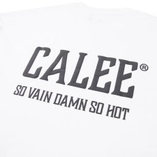 画像5: CALEE/× SHELTECH CALEE NATIONAL LOGO WIDE TEE（WHITE）［ワイドT-25春夏］ (5)