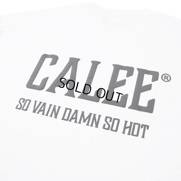 画像5: CALEE/× SHELTECH CALEE NATIONAL LOGO WIDE TEE（WHITE）［ワイドT-25春夏］