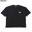画像1: CALEE/× SHELTECH CALEE NATIONAL LOGO WIDE TEE（BLACK）［ワイドT-25春夏］ (1)