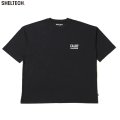 CALEE/× SHELTECH CALEE NATIONAL LOGO WIDE TEE（BLACK）［ワイドT-25春夏］
