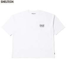 画像1: CALEE/× SHELTECH CALEE NATIONAL LOGO WIDE TEE（WHITE）［ワイドT-25春夏］ (1)