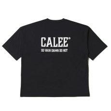 画像2: CALEE/× SHELTECH CALEE NATIONAL LOGO WIDE TEE（BLACK）［ワイドT-25春夏］ (2)
