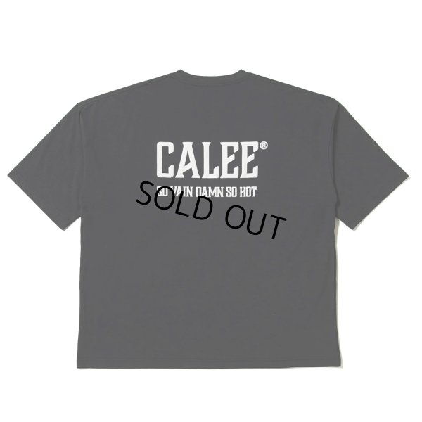 画像2: CALEE/× SHELTECH CALEE NATIONAL LOGO WIDE TEE（BLACK）［ワイドT-25春夏］