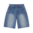 画像2: BlackEyePatch/OG DRAGON BAGGY DENIM SHORTS（INDIGO） (2)