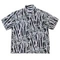 exodus/BIG BAMBOO HAWAIIAN SHIRT（BLACK）［ビッグバンブーハワイアンシャツ-25春夏］