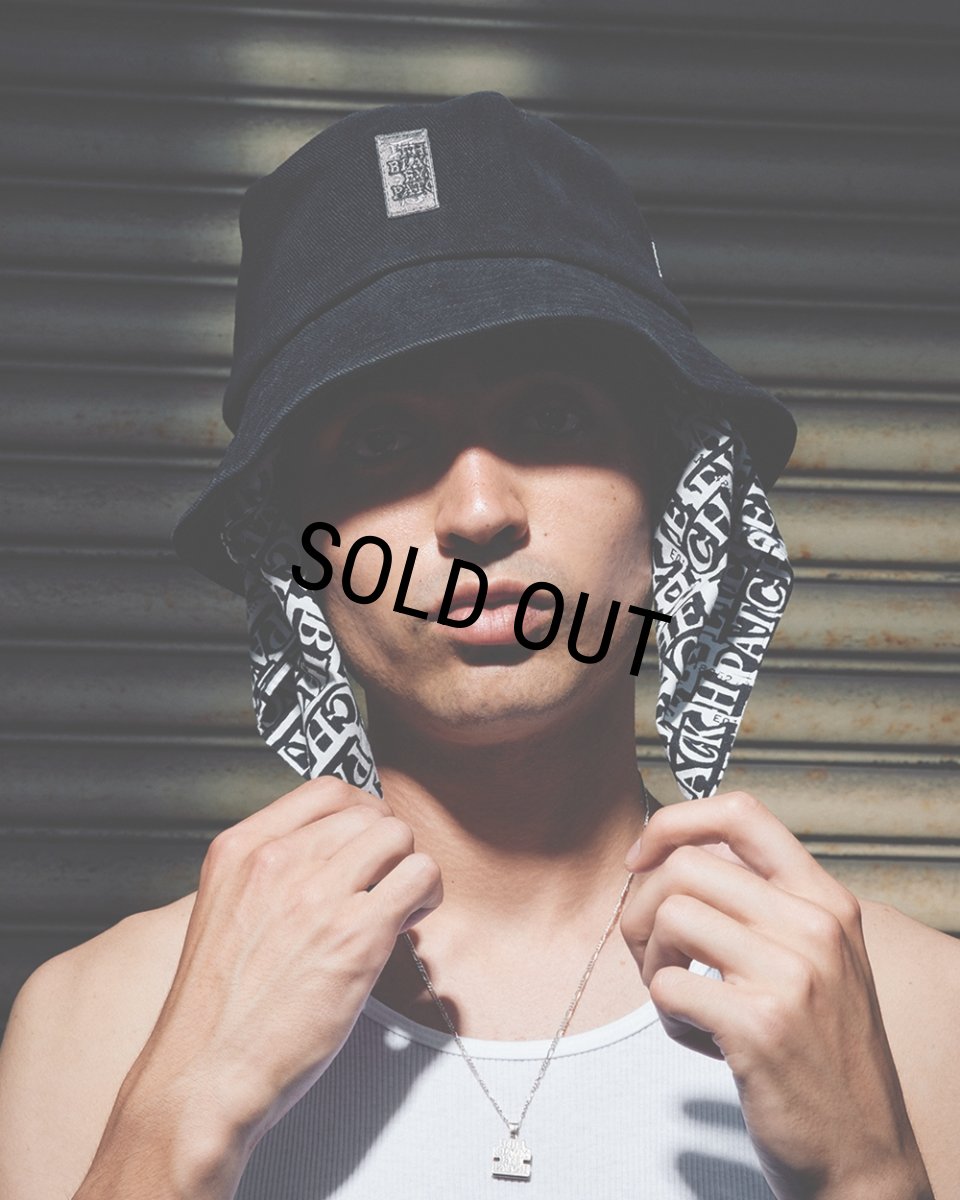 画像3: BlackEyePatch/SMALL HWC DAMAGED BUCKET HAT（BLACK） (3)