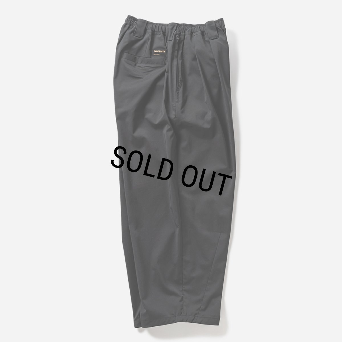 画像2: 【20%OFF】TIGHTBOOTH/DRY BAGGY SLACKS（Black）［ドライバギースラックス-25夏］ (2)