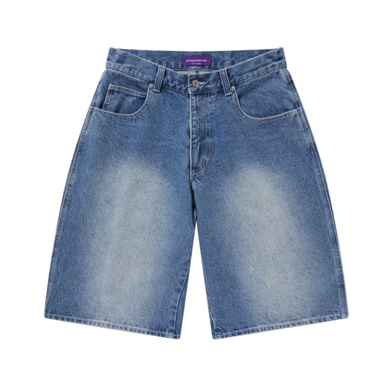 画像1: BlackEyePatch/OG DRAGON BAGGY DENIM SHORTS(INDIGO)