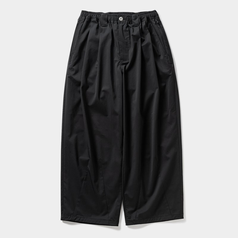 画像1: TIGHTBOOTH/DRY BAGGY SLACKS（Black）［ドライバギースラックス-25夏］