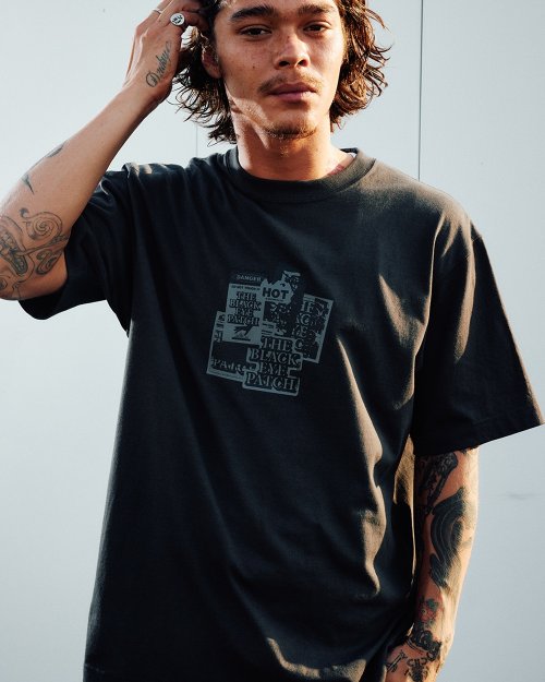 他の写真3: BlackEyePatch/GRAYSCALE LABEL PACK TEE（CHARCOAL）
