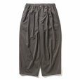 画像1: TIGHTBOOTH/DRY BAGGY SLACKS（Charcoal）［ドライバギースラックス-25夏］ (1)