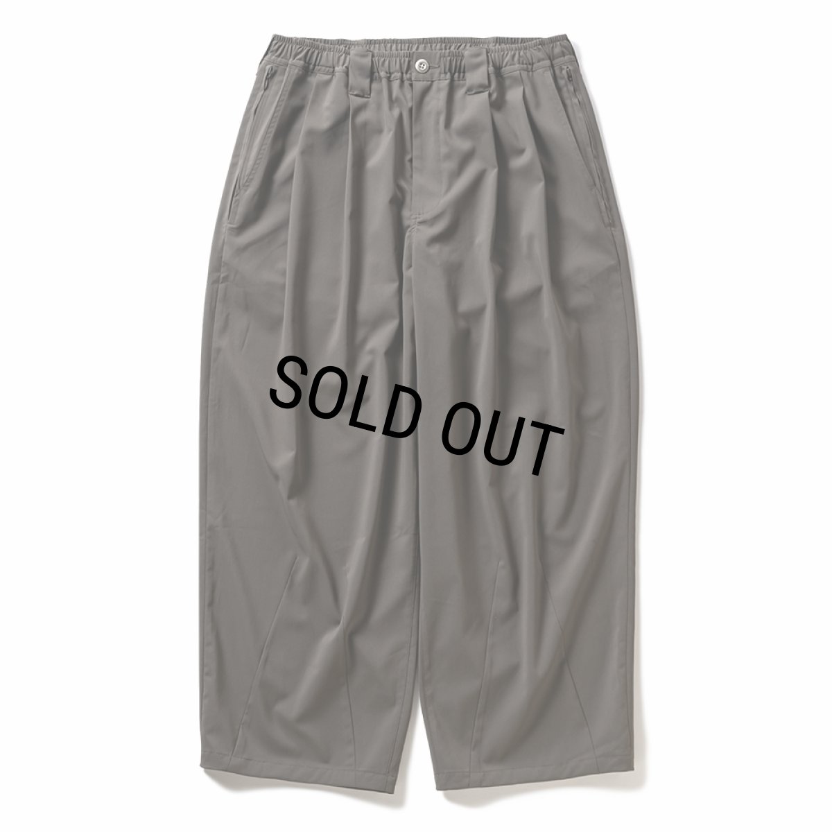 画像1: TIGHTBOOTH/DRY BAGGY SLACKS（Charcoal）［ドライバギースラックス-25夏］ (1)