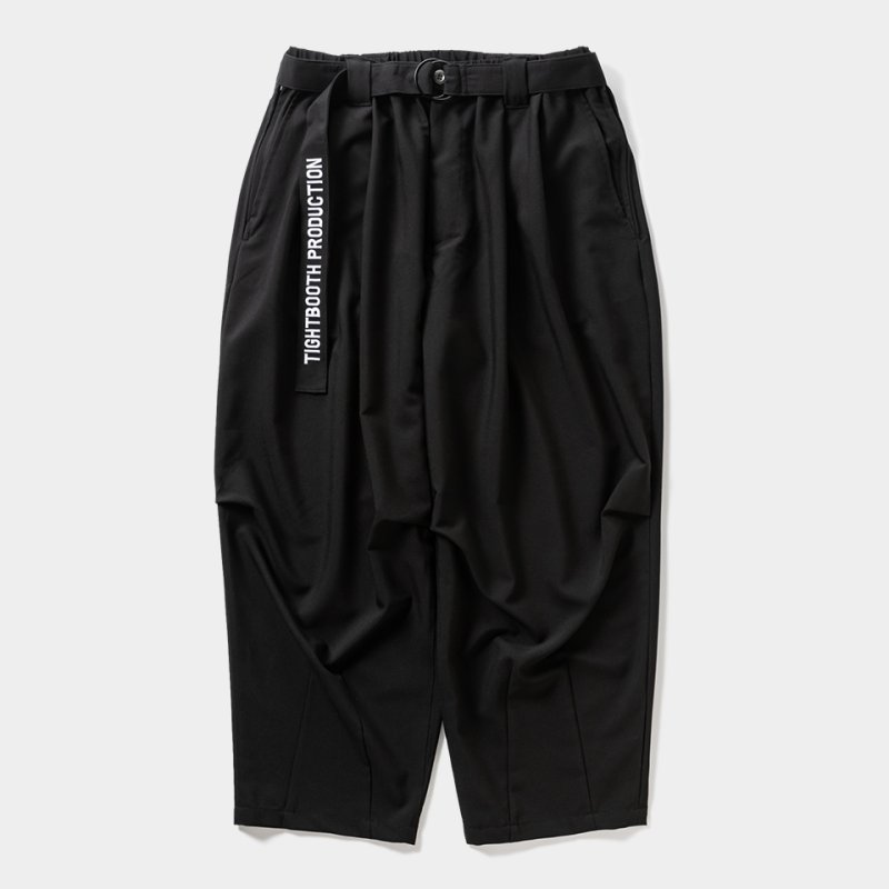 画像1: TIGHTBOOTH/TRO BALLOON PANTS（Black）［トロバルーンパンツ-25夏］