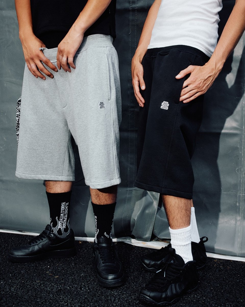 画像3: BlackEyePatch/SMALL OG BAGGY SWEAT SHORTS（BLACK） (3)