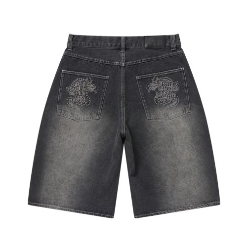 他の写真2: BlackEyePatch/OG DRAGON BAGGY DENIM SHORTS（BLACK）