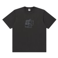 BlackEyePatch/GRAYSCALE LABEL PACK TEE（CHARCOAL）