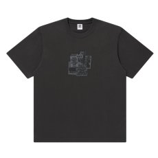 画像1: BlackEyePatch/GRAYSCALE LABEL PACK TEE（CHARCOAL） (1)