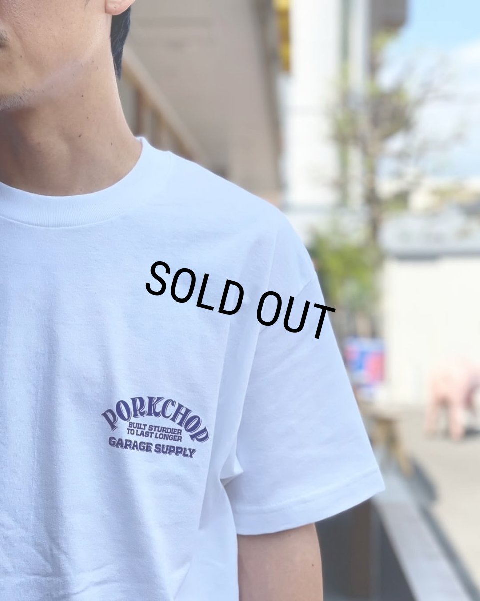 画像6: PORKCHOP/FIRE UP TEE（WHITE）［ファイヤーアップT-25春夏］ (6)