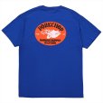 画像1: PORKCHOP/FIRE UP TEE（BLUE）［ファイヤーアップT-25春夏］ (1)