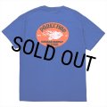 PORKCHOP/FIRE UP TEE（BLUE）［ファイヤーアップT-25春夏］