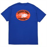 PORKCHOP/FIRE UP TEE（BLUE）［ファイヤーアップT-25春夏］