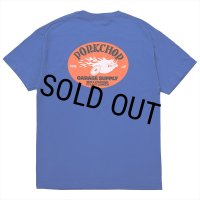 PORKCHOP/FIRE UP TEE（BLUE）［ファイヤーアップT-25春夏］
