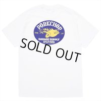 PORKCHOP/FIRE UP TEE（WHITE）［ファイヤーアップT-25春夏］