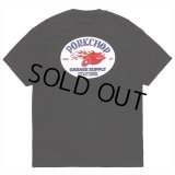 PORKCHOP/FIRE UP TEE（BLACK）［ファイヤーアップT-25春夏］