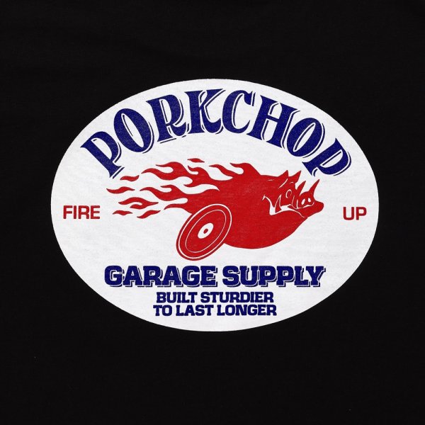 画像4: PORKCHOP/FIRE UP TEE（BLACK）［ファイヤーアップT-25春夏］