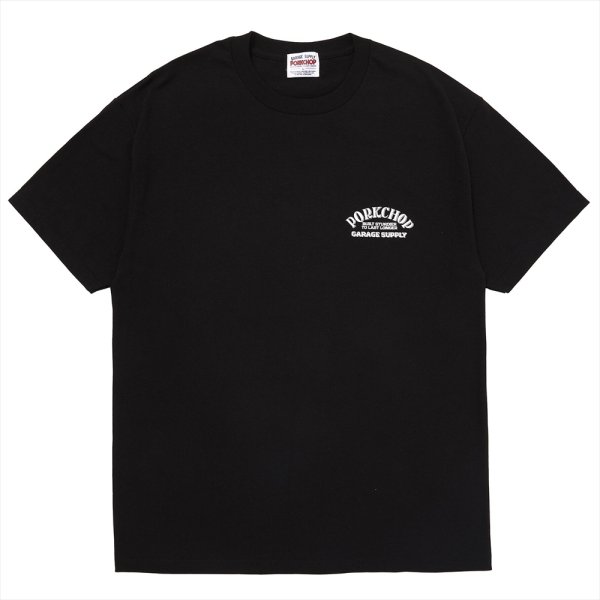 画像2: PORKCHOP/FIRE UP TEE（BLACK）［ファイヤーアップT-25春夏］