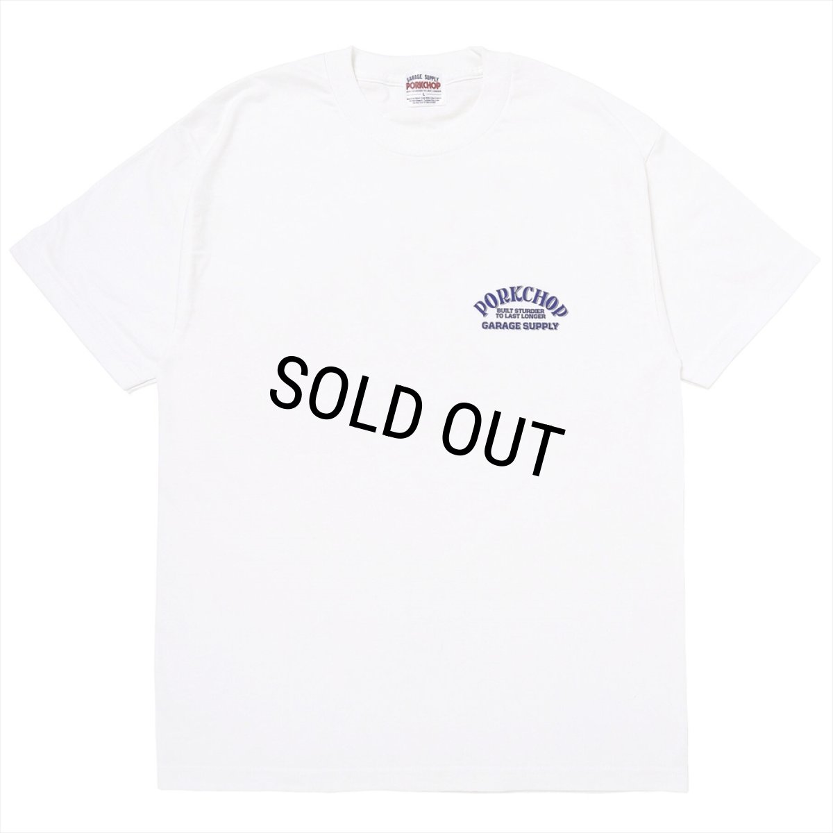 画像2: PORKCHOP/FIRE UP TEE（WHITE）［ファイヤーアップT-25春夏］ (2)