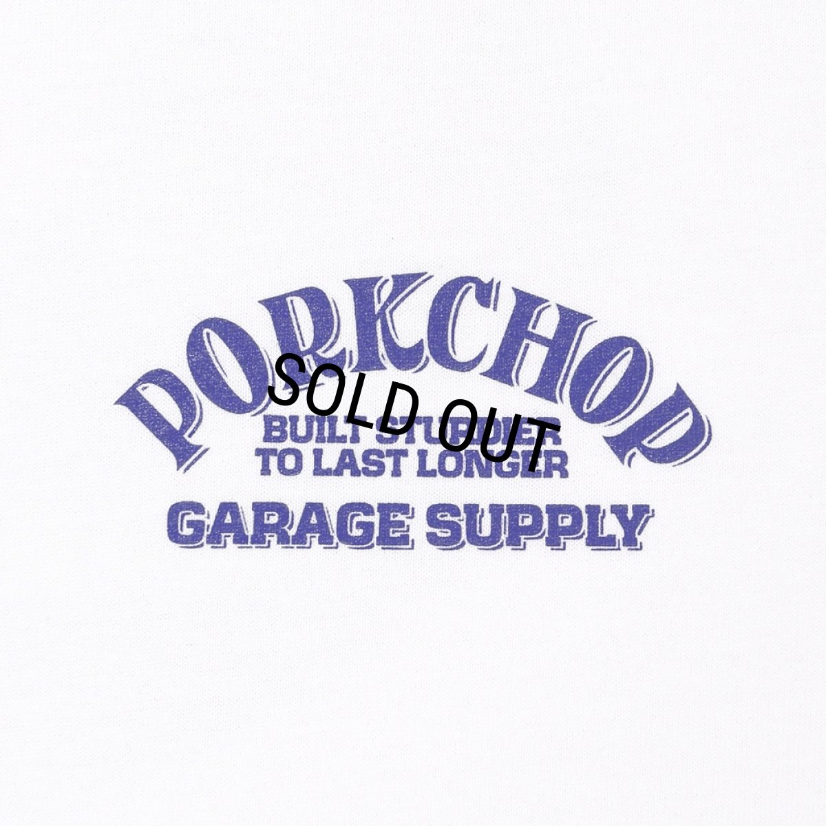 画像3: PORKCHOP/FIRE UP TEE（WHITE）［ファイヤーアップT-25春夏］ (3)