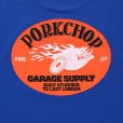 画像4: PORKCHOP/FIRE UP TEE（BLUE）［ファイヤーアップT-25春夏］