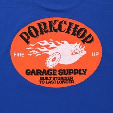 画像4: PORKCHOP/FIRE UP TEE（BLUE）［ファイヤーアップT-25春夏］ (4)