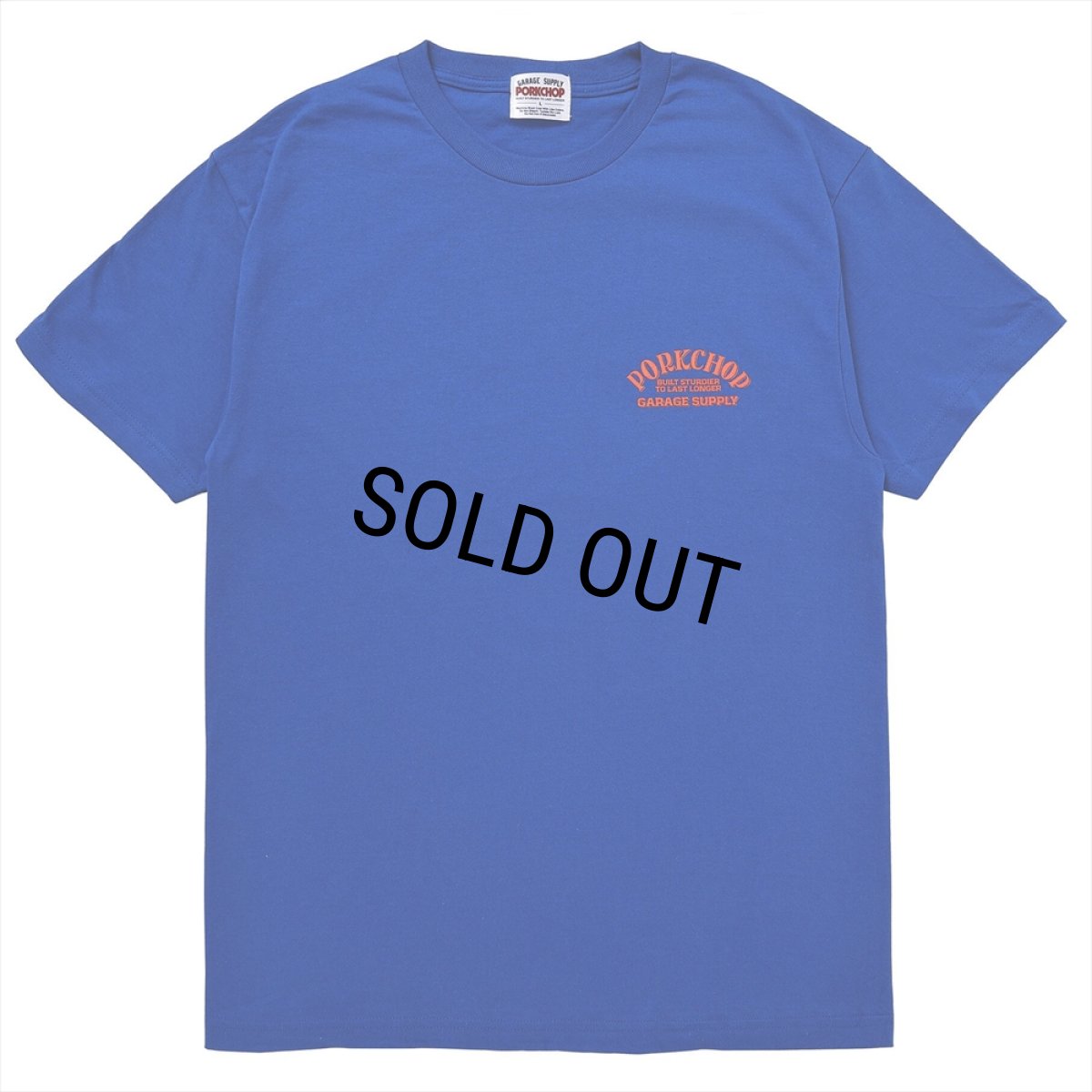 画像2: PORKCHOP/FIRE UP TEE（BLUE）［ファイヤーアップT-25春夏］ (2)