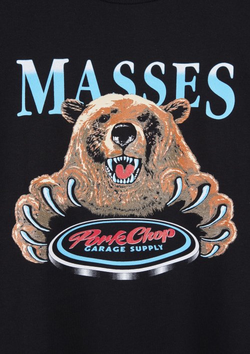 他の写真3: PORKCHOP/T-SHIRT BEAR（×MASSES）（BLACK）［ベアT-25春夏］