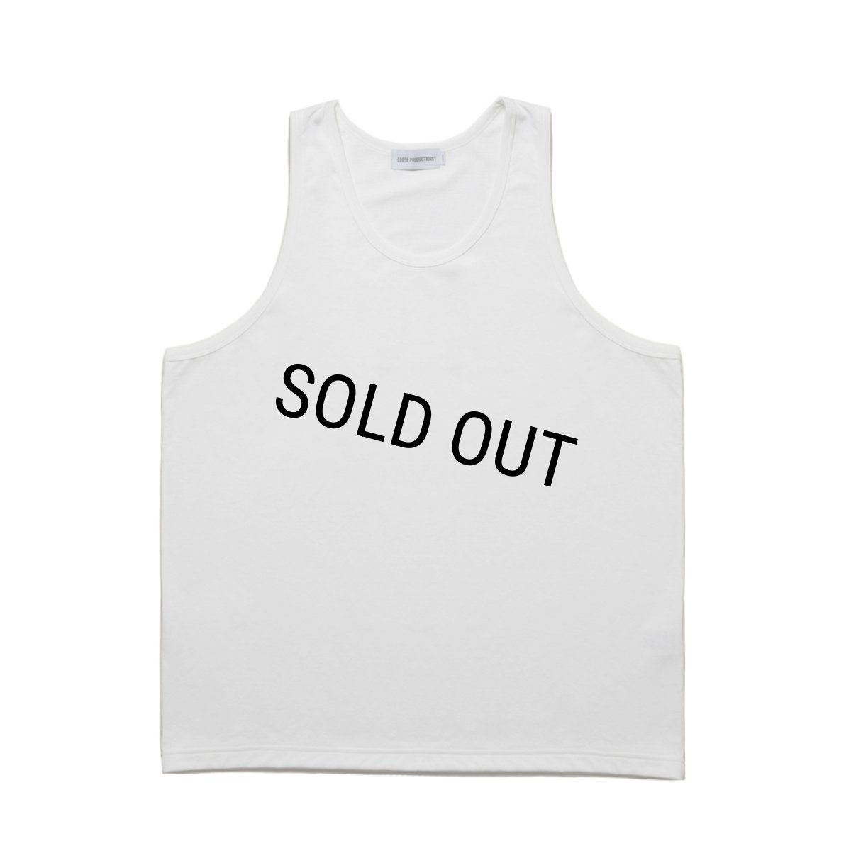 画像2: COOTIE PRODUCTIONS/Dry Tech Jersey Tank Top（White）［ドライテックタンクトップ-25秋冬］ (2)