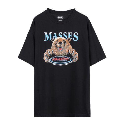 他の写真1: PORKCHOP/T-SHIRT BEAR（×MASSES）（BLACK）［ベアT-25春夏］