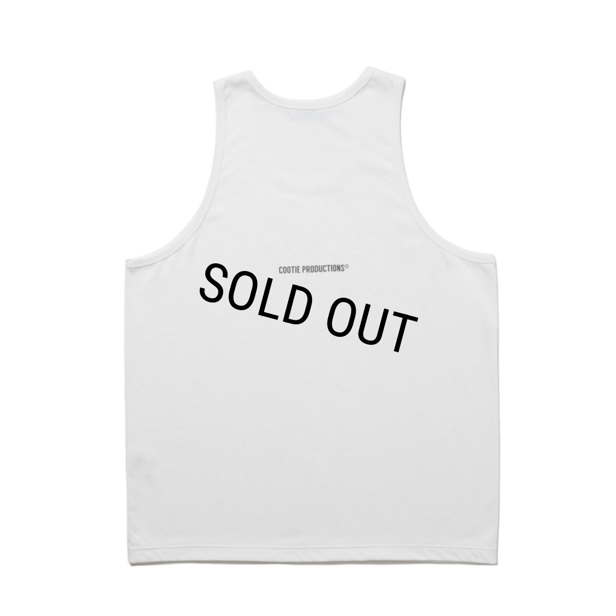 画像1: COOTIE PRODUCTIONS/Dry Tech Jersey Tank Top（White）［ドライテックタンクトップ-25秋冬］ (1)
