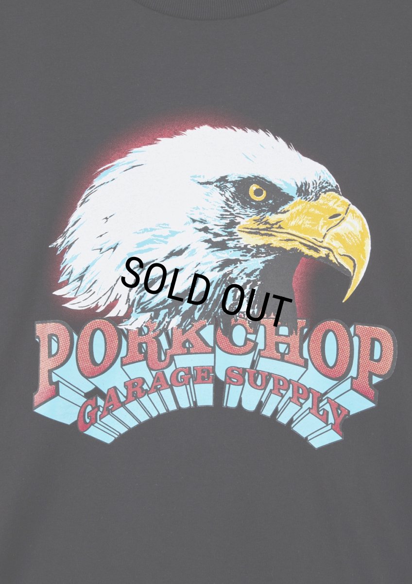 画像3: PORKCHOP/T-SHIRT EAGLE（×MASSES）（BLACK）［イーグルT-25春夏］ (3)