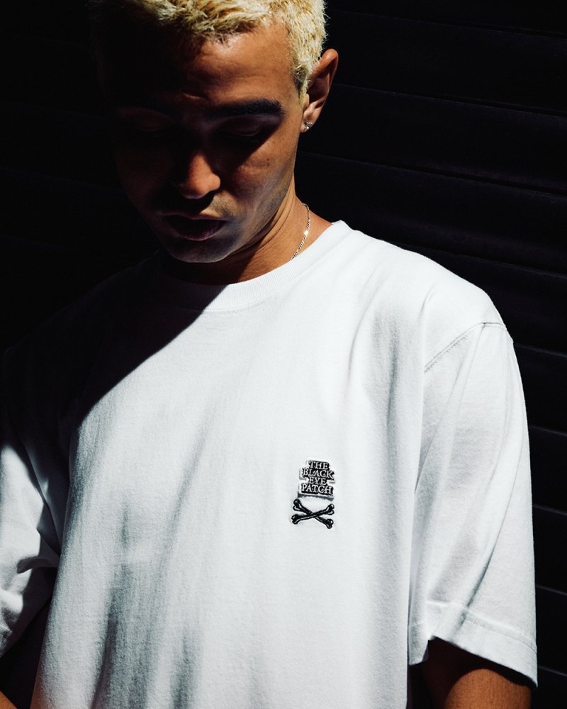 画像3: BlackEyePatch/SMALL CROSSBONE OG LABEL TEE(WHITE)