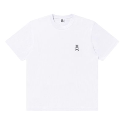 画像1: BlackEyePatch/SMALL CROSSBONE OG LABEL TEE（WHITE）