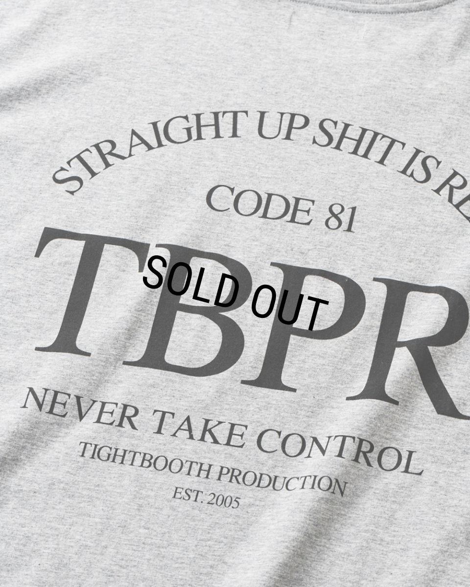 画像6: 【30%OFF】TIGHTBOOTH/STRAIGHT UP S/S T-SHIRT -Quick Drying-（Heather Grey）［ストレートアップT-25夏］ (6)