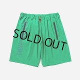TIGHTBOOTH/LABEL LOGO BOARD SHORTS（Green）［ボードショーツ-25夏］