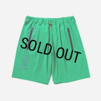 TIGHTBOOTH/LABEL LOGO BOARD SHORTS（Green）［ボードショーツ-25夏］