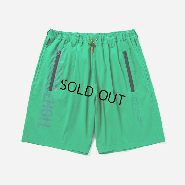 画像1: TIGHTBOOTH/LABEL LOGO BOARD SHORTS（Green）［ボードショーツ-25夏］