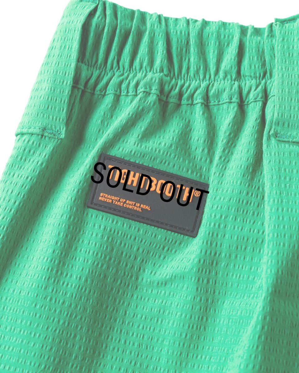 画像9: TIGHTBOOTH/LABEL LOGO BOARD SHORTS（Green）［ボードショーツ-25夏］ (9)